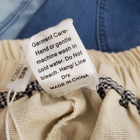 Komili Womens Wide Leg Palazzo Beige Pants Size Asian 2XL Dress Pants - Picture 5 of 12